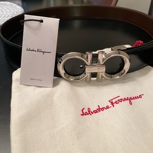 Reversible Salvatore Ferragamo Belt Black/Brown